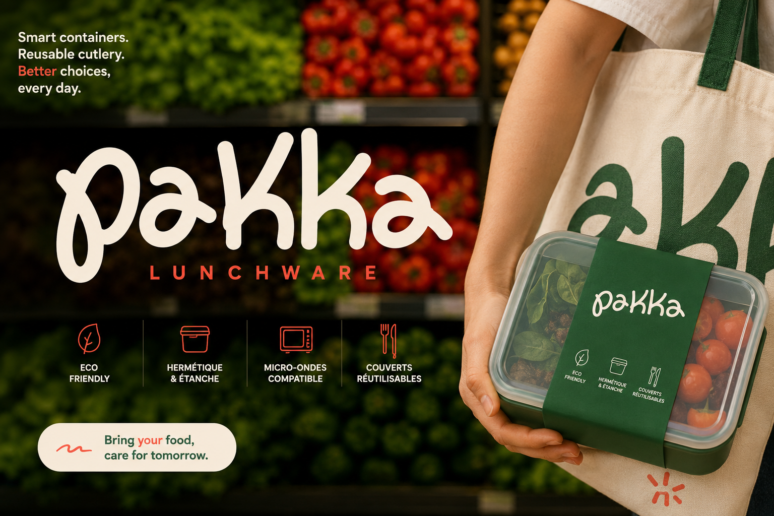Pakka — lunchware réutilisable